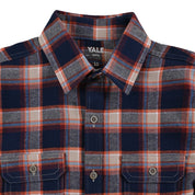Camisa Yale Boys Manga Larga Regular Fit 8089 Azul Marino