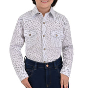Camisa vaquera Yale Boys Manga larga 3308 Gris Oxford