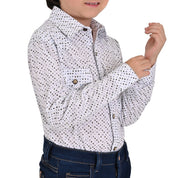 Camisa vaquera Yale Boys Manga larga 3308 Gris Oxford