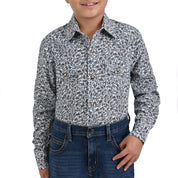 Camisa Manga Larga Yale Boys Blanca VQ03