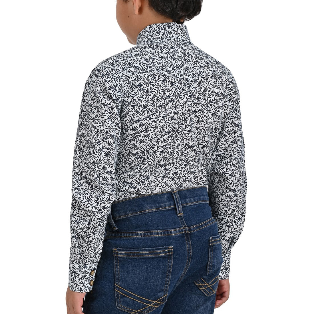 Camisa Manga Larga Yale Boys Blanca VQ03