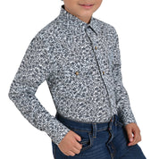 Camisa Manga Larga Yale Boys Blanca VQ03