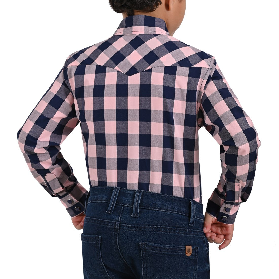 Camisa Manga Larga Yale Boys Rosa VQ03