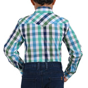 Camisa Manga Larga Yale Boys Verde Agua VQ03