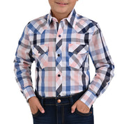 Camisa vaquera Yale Boys Manga Larga VQ03 Azul Pizarra