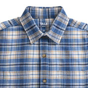 Camisa Yale Boys Manga Larga Regular Fit 8092 Azul Pizarra