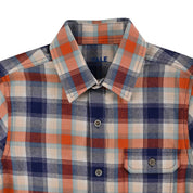 Camisa Yale Boys Manga Larga Regular Fit 8091 Naranja