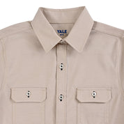 Camisa Yale Boys Manga Larga Regular Fit 8096 Beige
