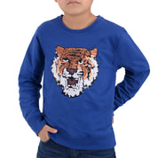 Sudadera Yale Boys Fit 7084 Azul Francia