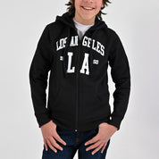 Sudadera Yale Boys con gorro y cierre A083 Negra