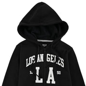 Sudadera Yale Boys con gorro y cierre A083 Negra
