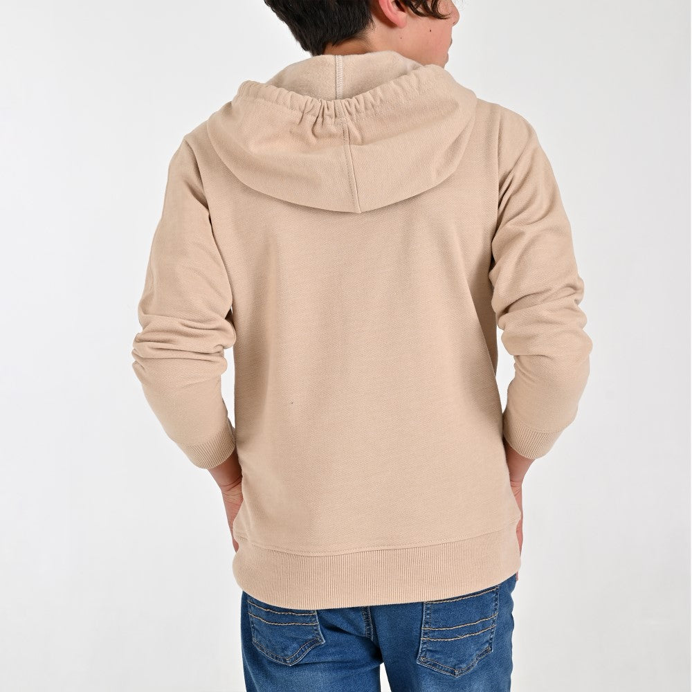 Sudadera Yale Boys con gorro y cierre A083 Arena