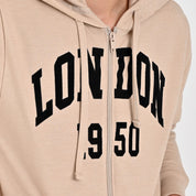 Sudadera Yale Boys con gorro y cierre A083 Arena