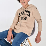 Sudadera Yale Boys con gorro y cierre A083 Arena
