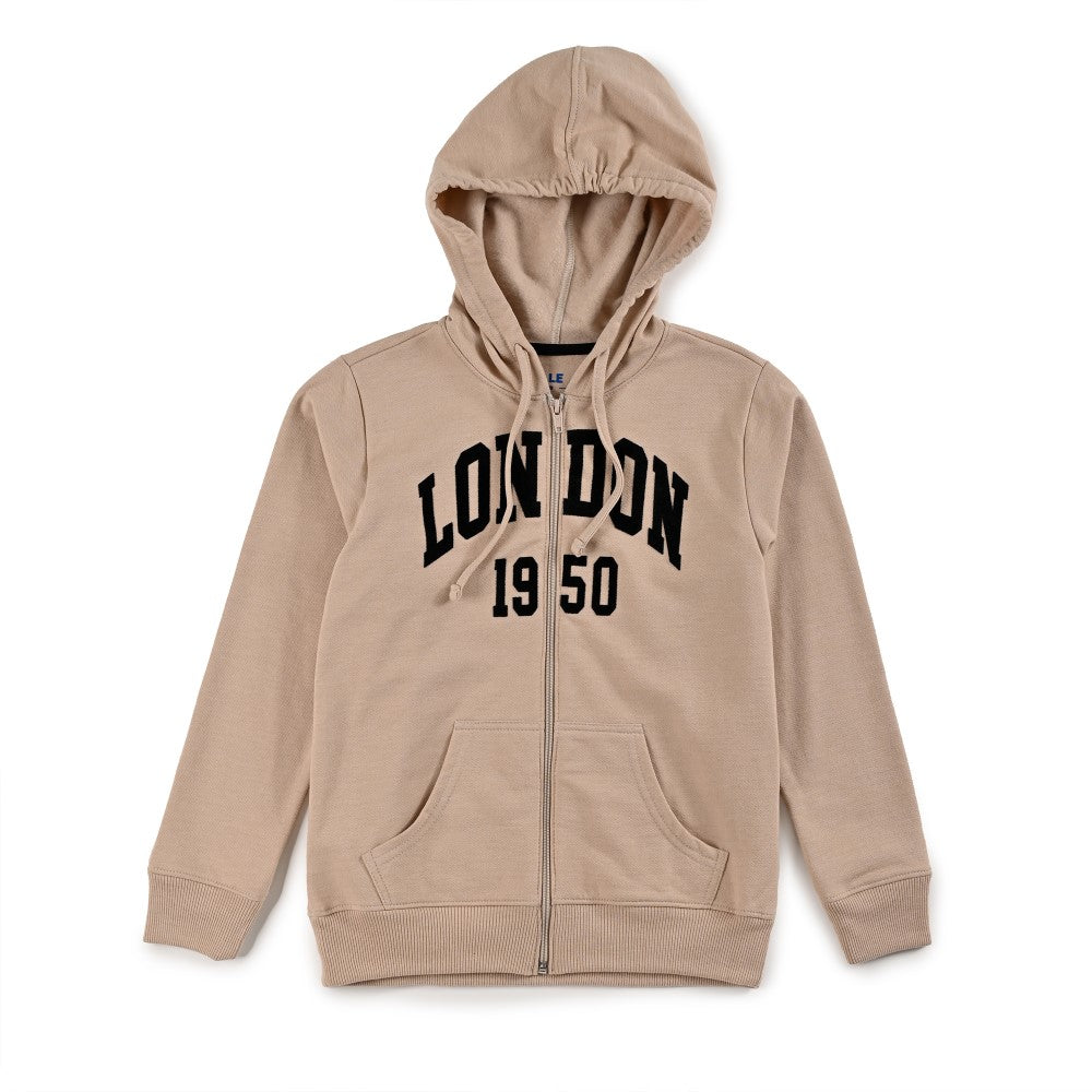 Sudadera Yale Boys con gorro y cierre A083 Arena