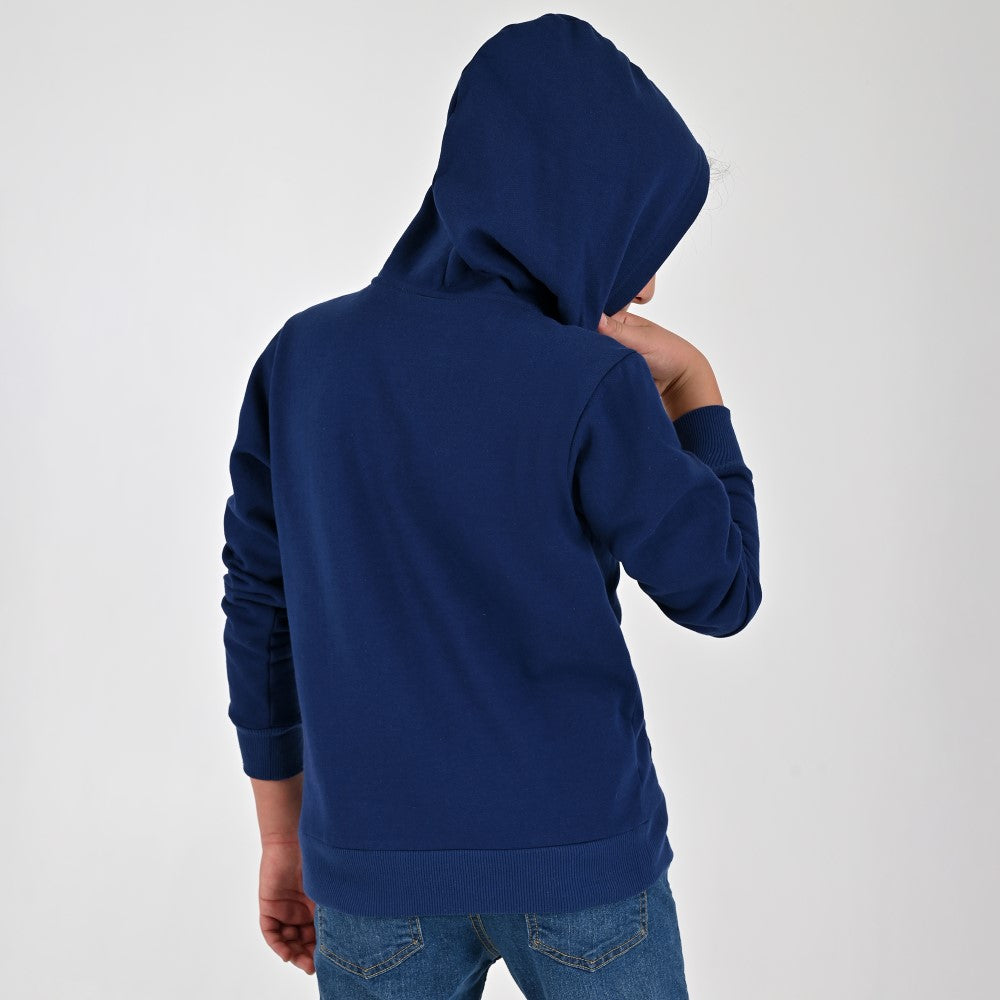 Sudadera Yale Boys con gorro A083 Azul Marino