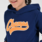 Sudadera Yale Boys con gorro A083 Azul Marino