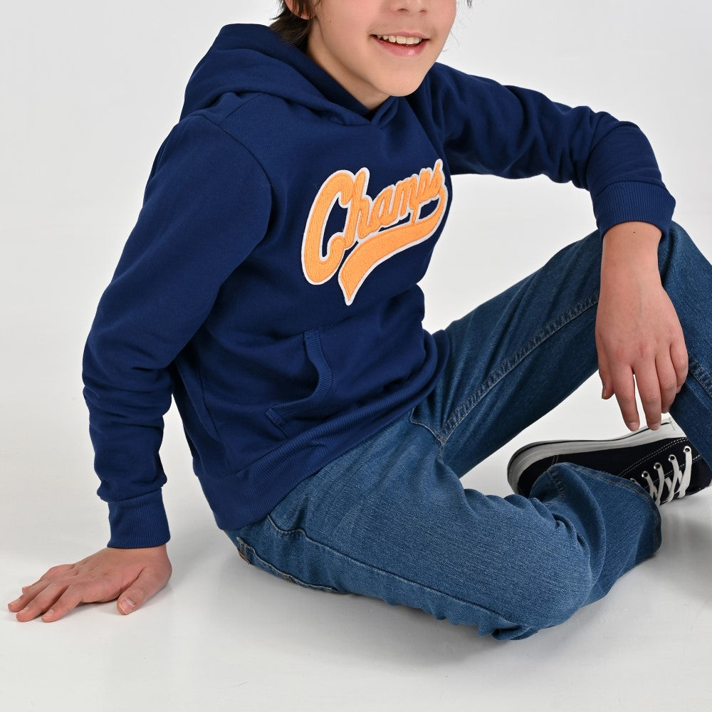 Sudadera Yale Boys con gorro A083 Azul Marino