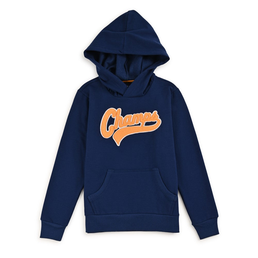 Sudadera Yale Boys con gorro A083 Azul Marino