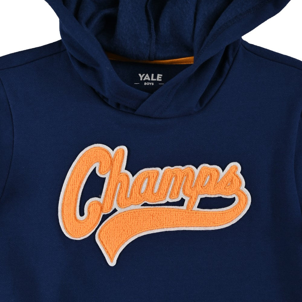Sudadera Yale Boys con gorro A083 Azul Marino