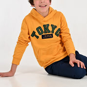 Sudadera Yale Boys con gorro A083 Mostaza