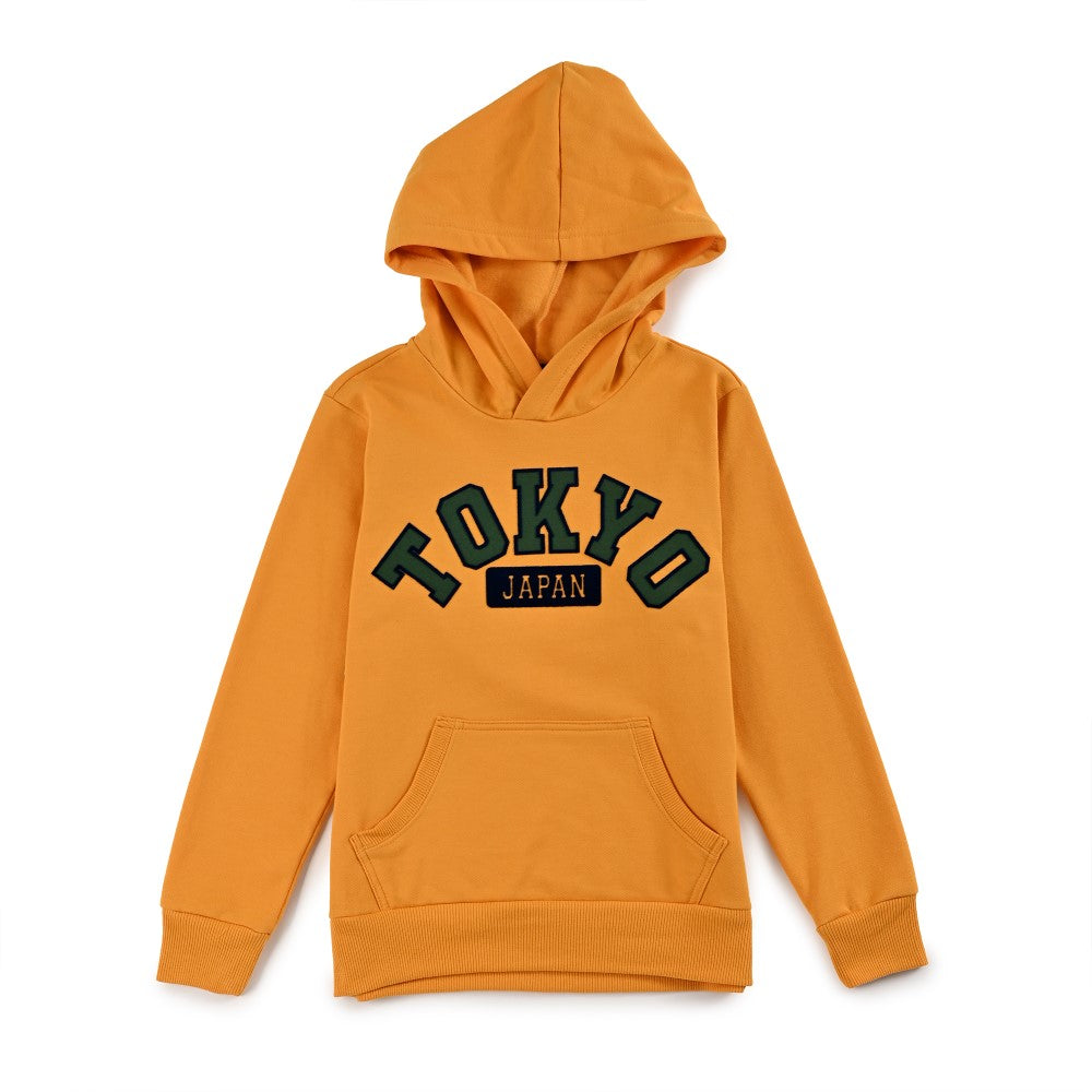 Sudadera Yale Boys con gorro A083 Mostaza