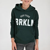 Sudadera Yale Boys con gorro A083 Verde