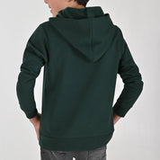Sudadera Yale Boys con gorro A083 Verde