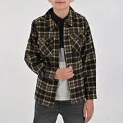 Chamarra Yale Boys 6902 Gris Oxford