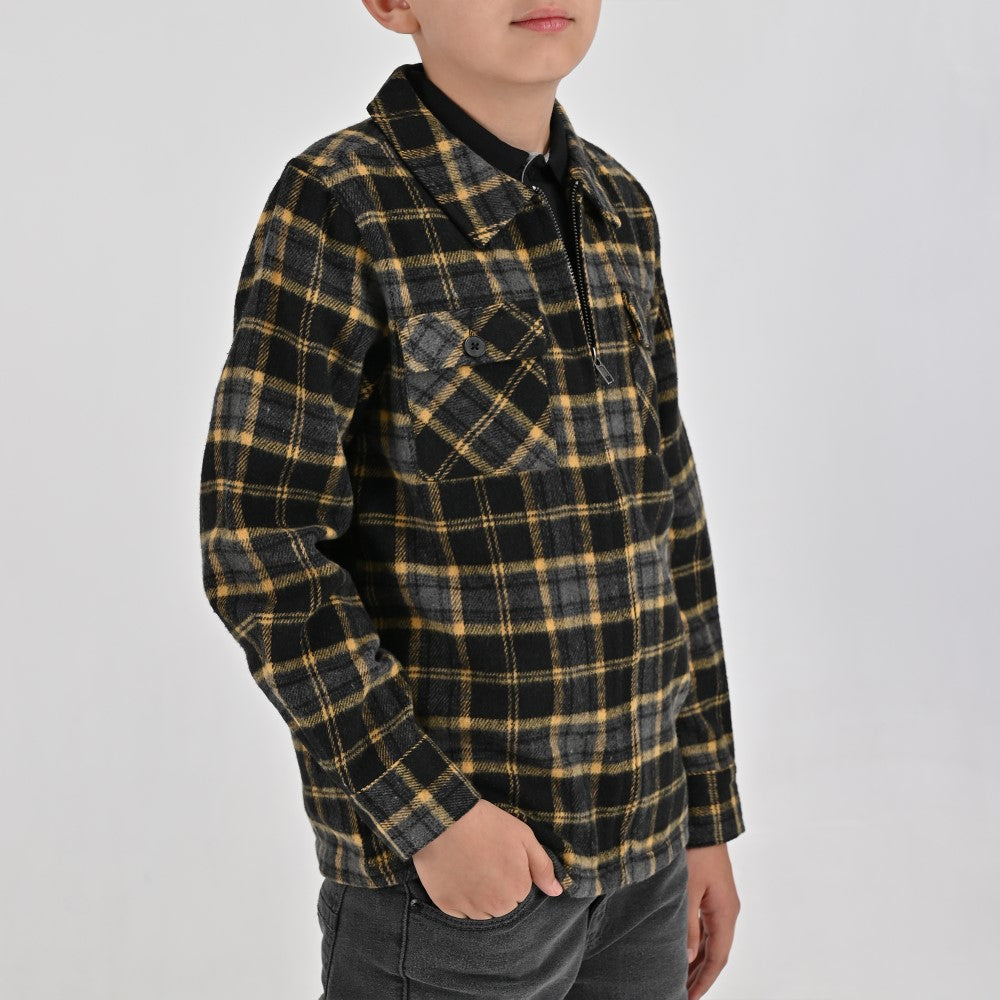 Chamarra Yale Boys 6902 Gris Oxford