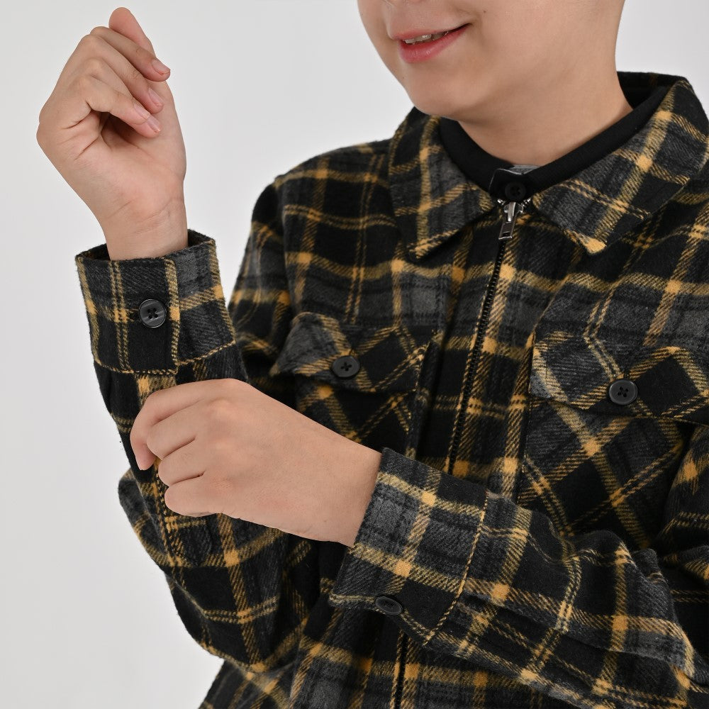 Chamarra Yale Boys 6902 Gris Oxford