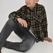 Chamarra Yale Boys 6902 Gris Oxford