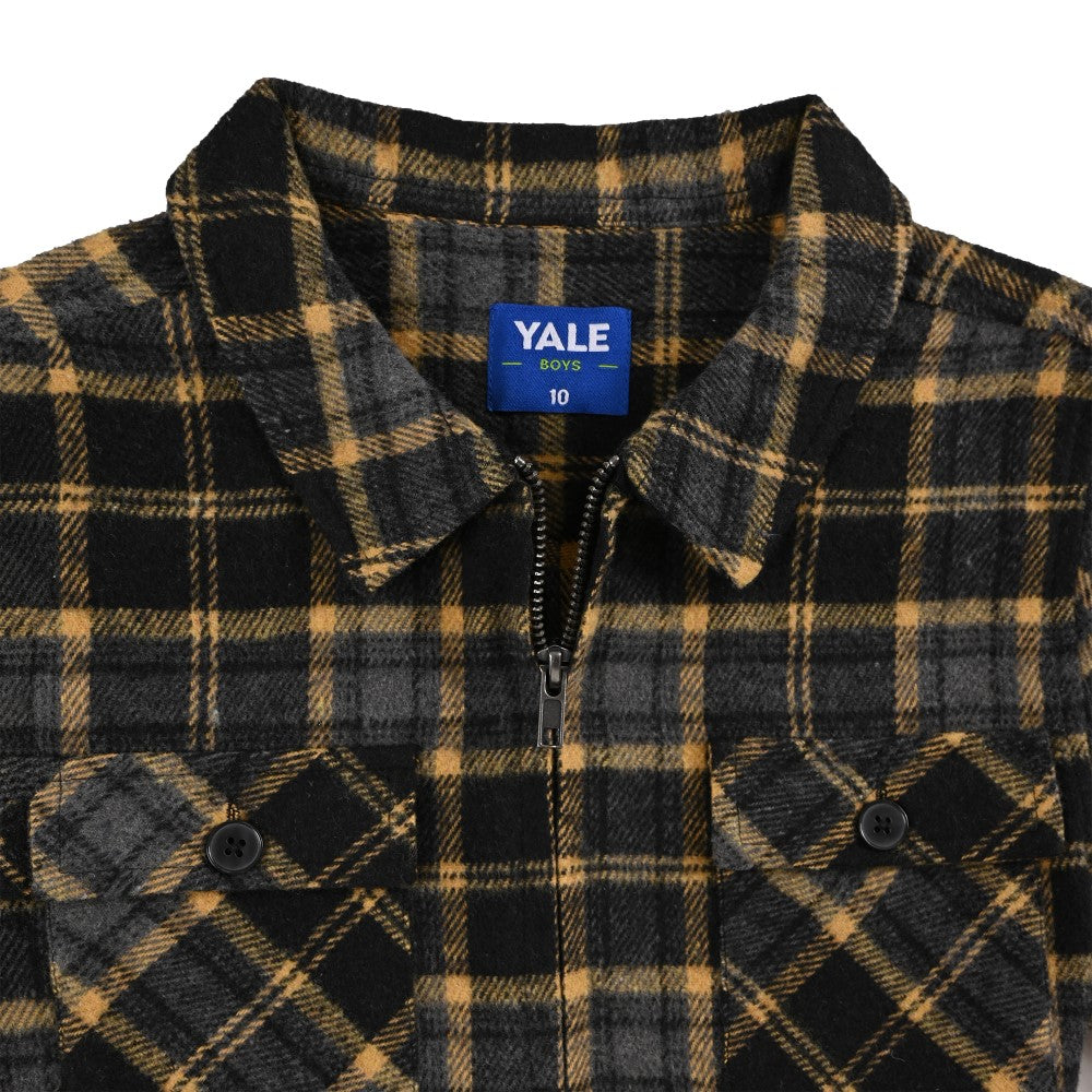 Chamarra Yale Boys 6902 Gris Oxford