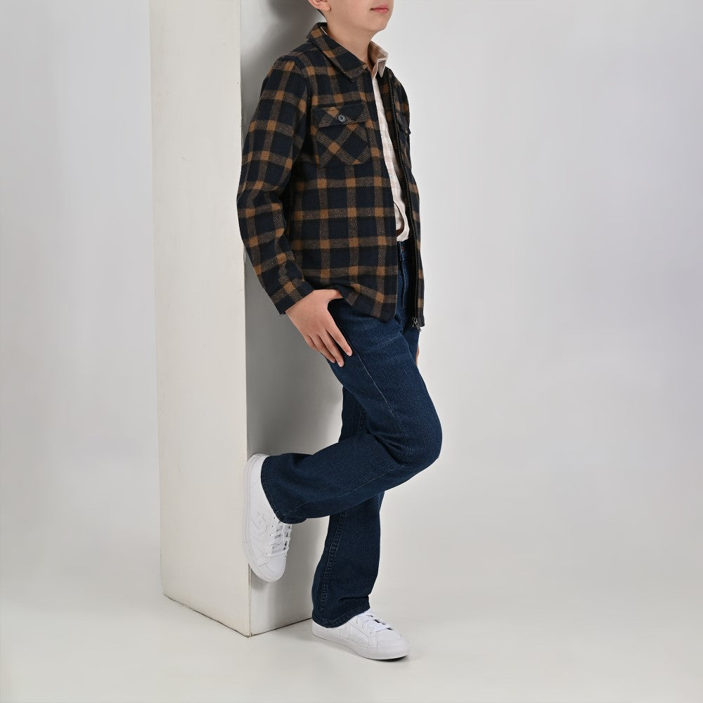 Chamarra Yale Boys 6902 Negra