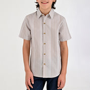 Camisa Yale Boys Manga Corta Regular Fit 8107 Arena