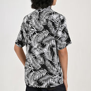 Camisa casual Yale Boys Manga corta 7690 Negro