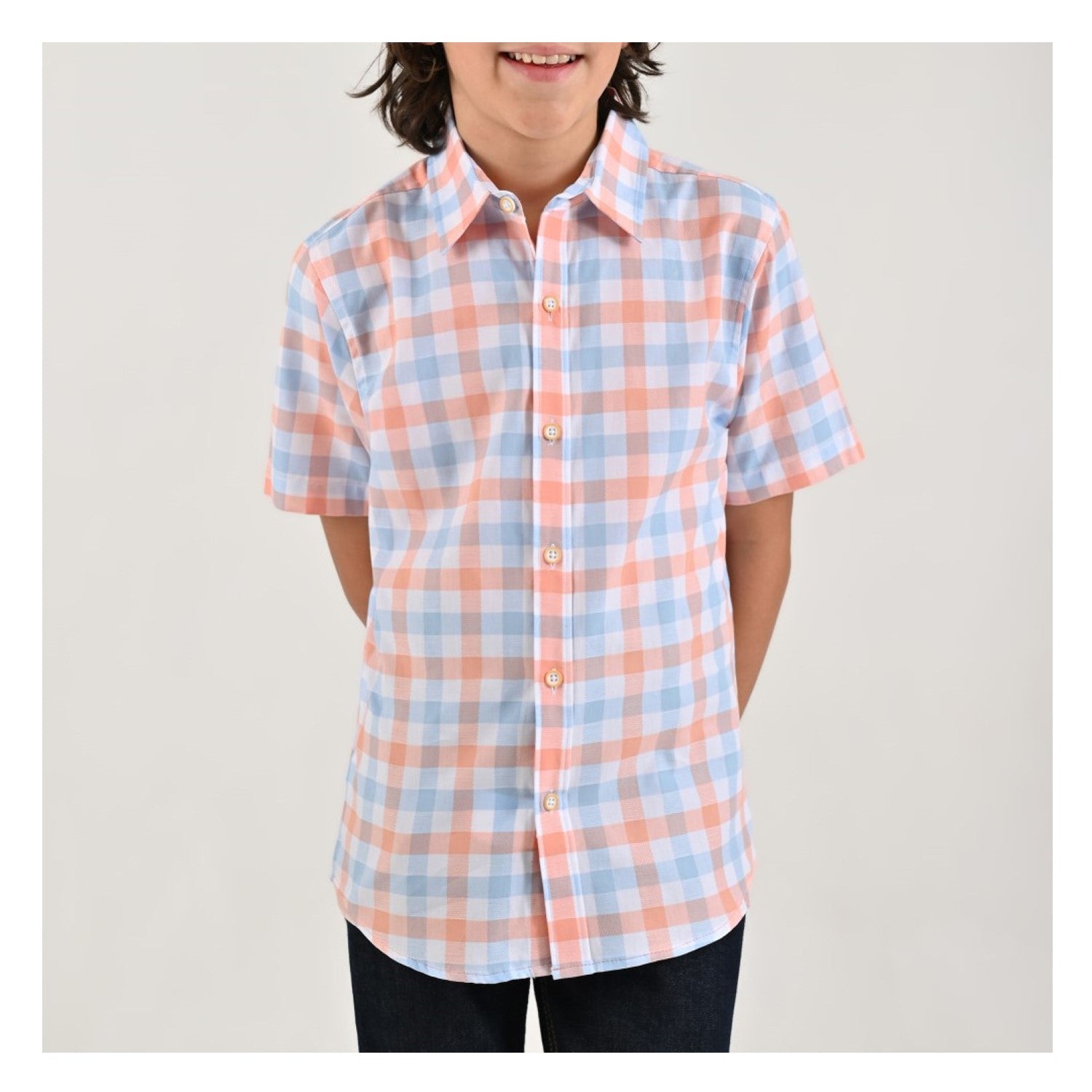 Camisa casual Yale Boys Manga corta 7701