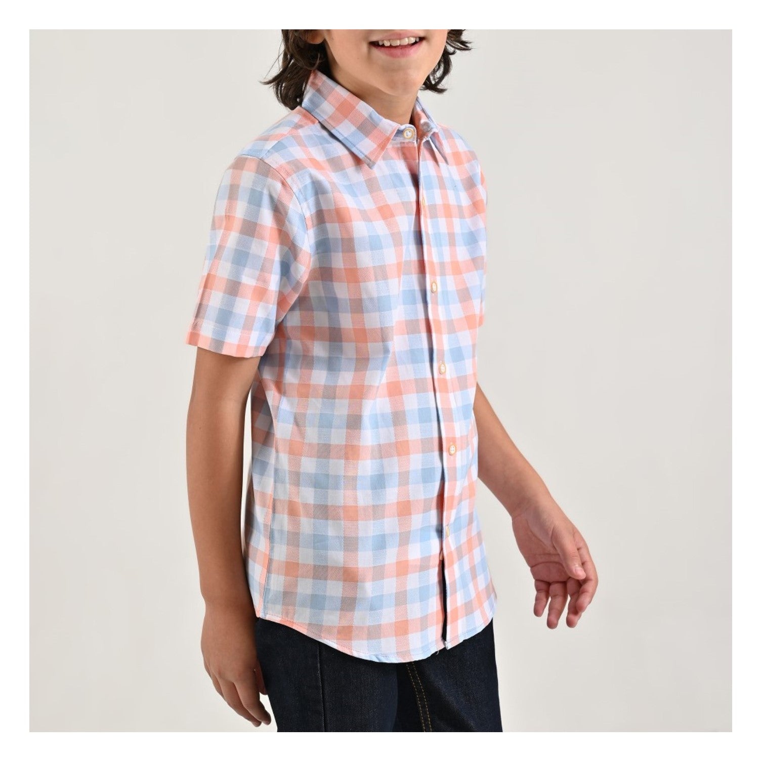 Camisa casual Yale Boys Manga corta 7701