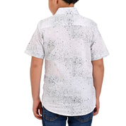 Camisa Manga Corta Yale Boys Fit 3855 Blanco