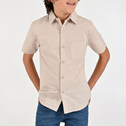 Camisa Yale Boys Manga Corta Regular Fit 8118 Arena
