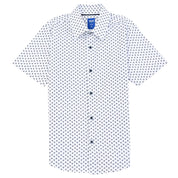 Camisa casual Yale Boys Manga corta 7686 Blanco