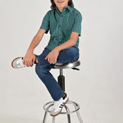 Camisa casual Yale Boys Manga Larga 7694 Verde