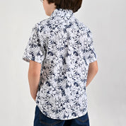 Camisa casual Yale Boys Manga corta 7699 Gris