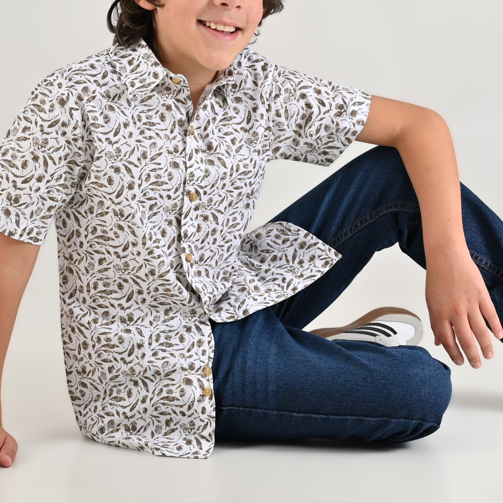 Camisa casual Yale Boys Manga corta 7700 Arena