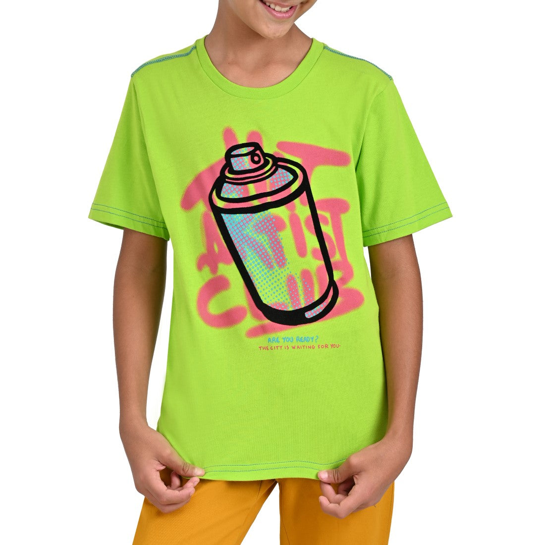 Playera Cuello Redondo Yale Boys Manga Corta 6961