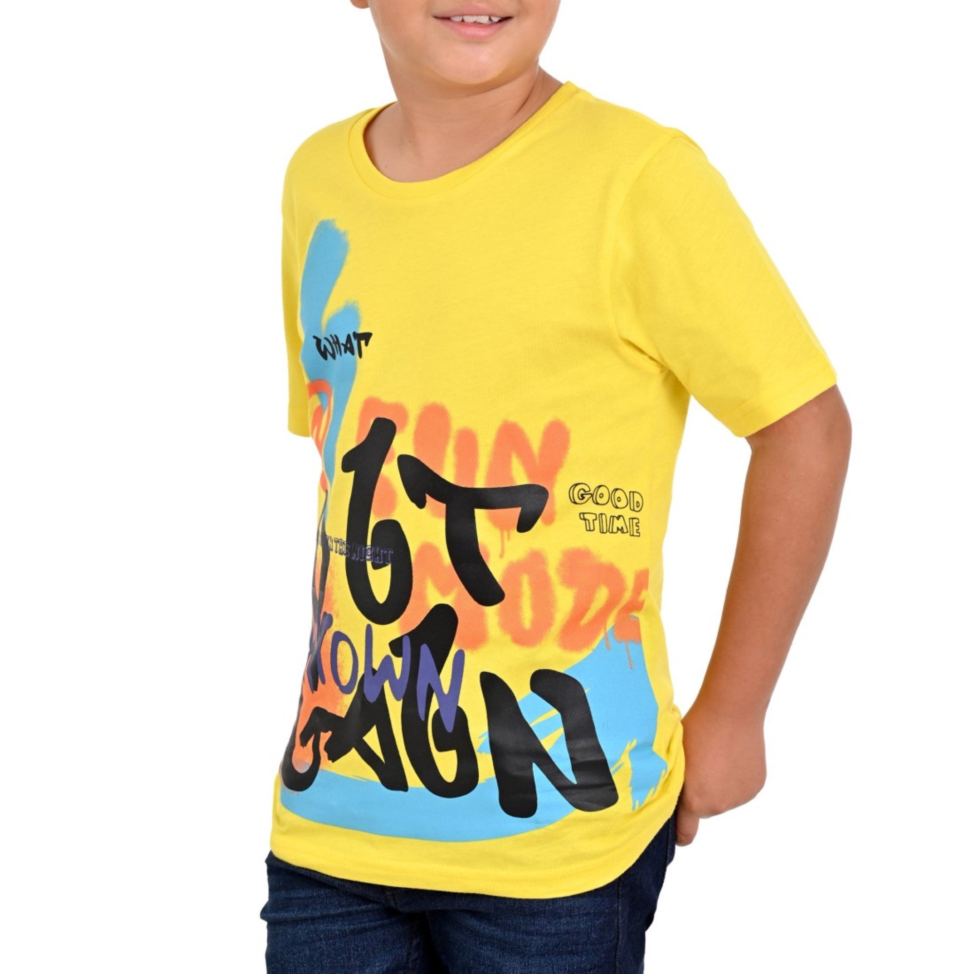 Playera Cuello Redondo Yale Boys Regular Fit 0696
