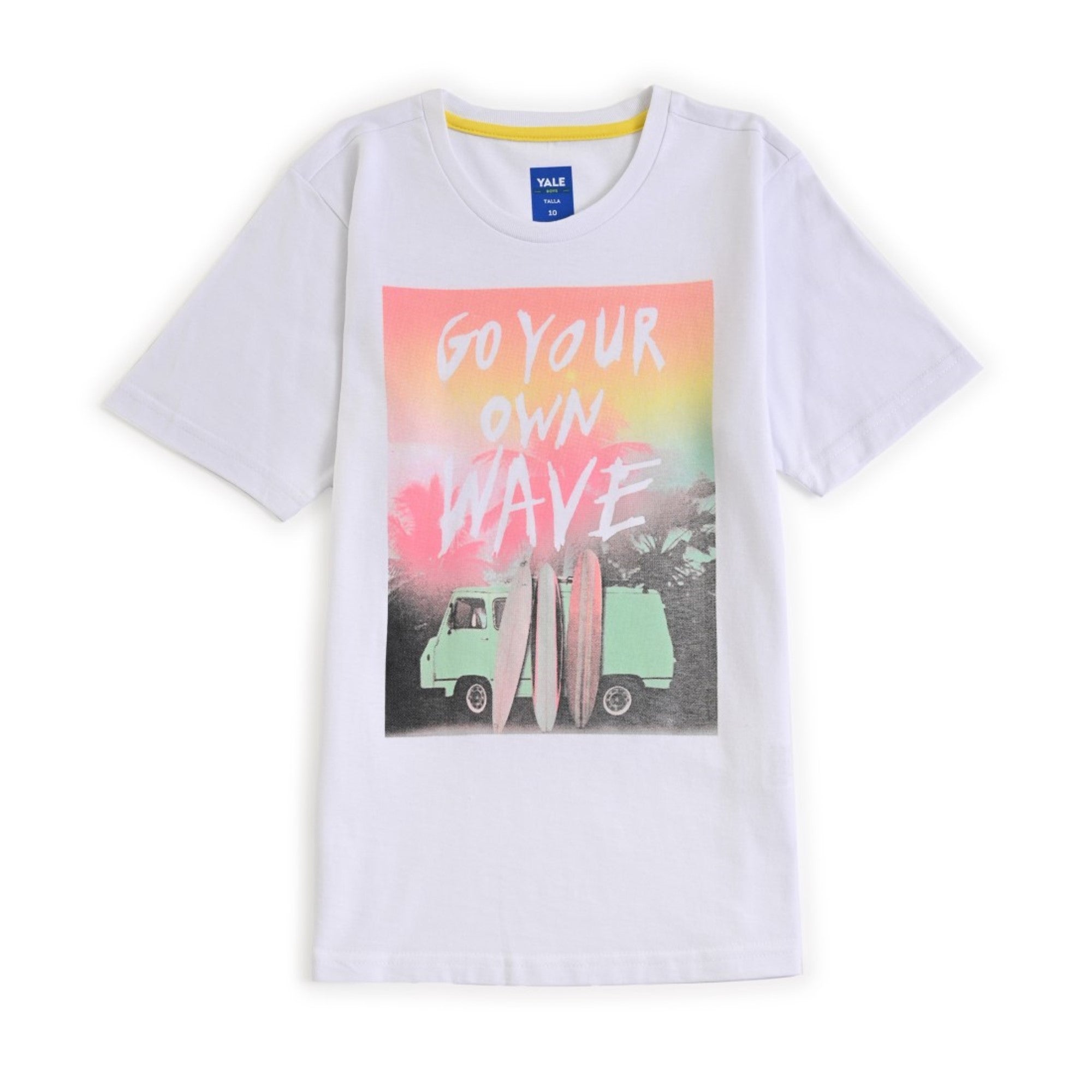 Playera Cuello Redondo Yale Boys Regular Fit 6269