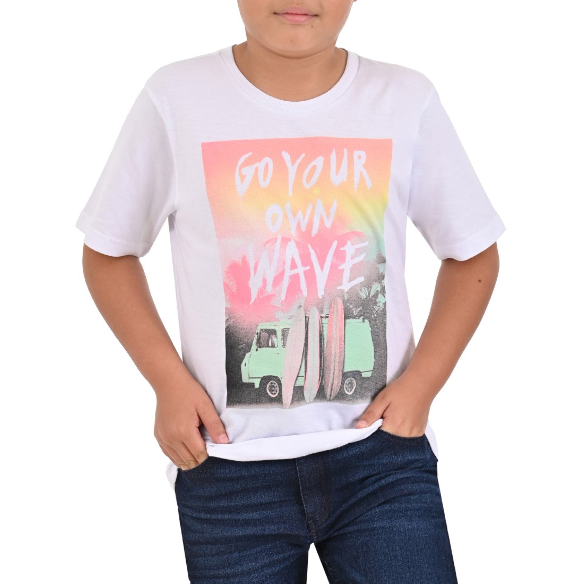 Playera Cuello Redondo Yale Boys Regular Fit 6269