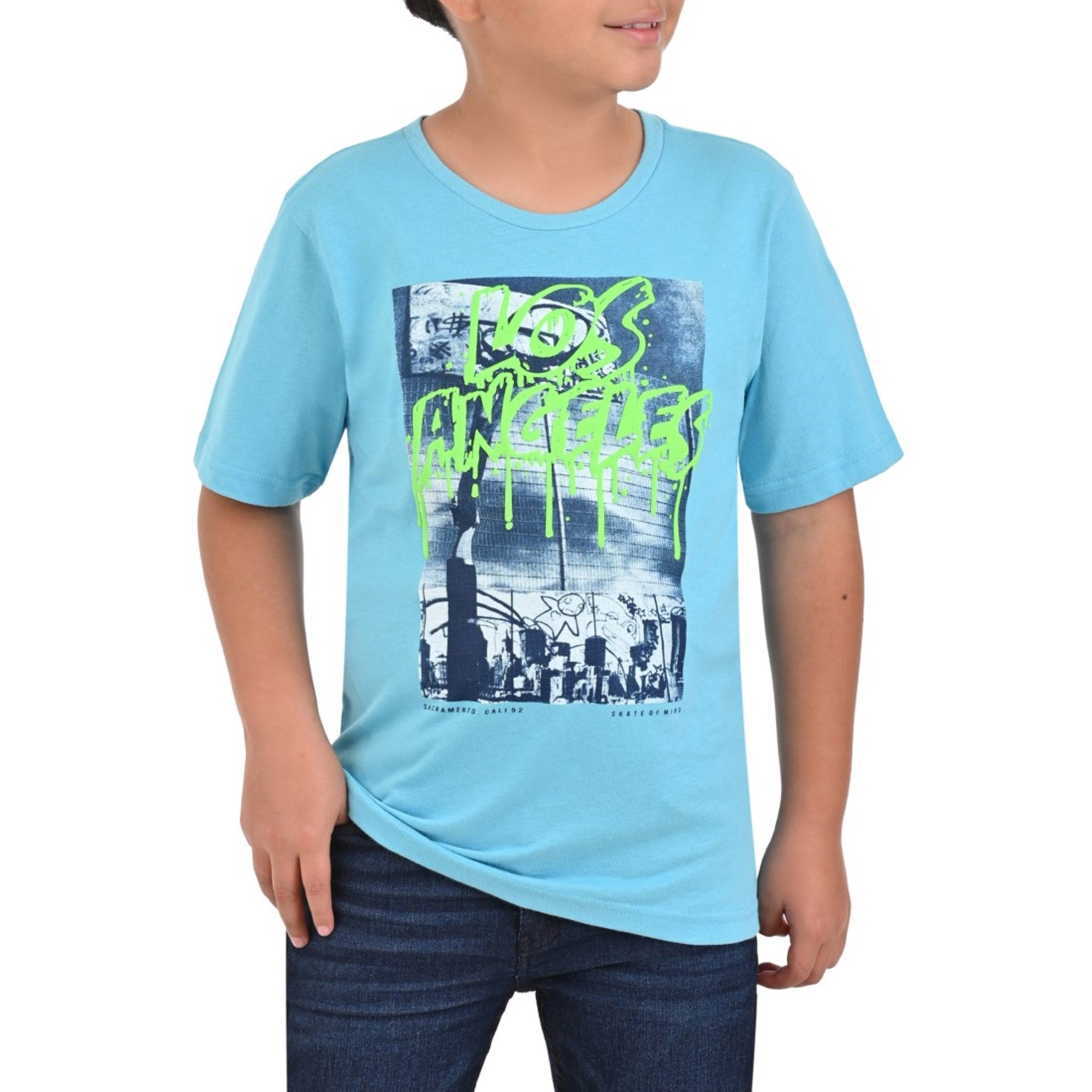 Playera Cuello Redondo Yale Boys Regular Fit 4696