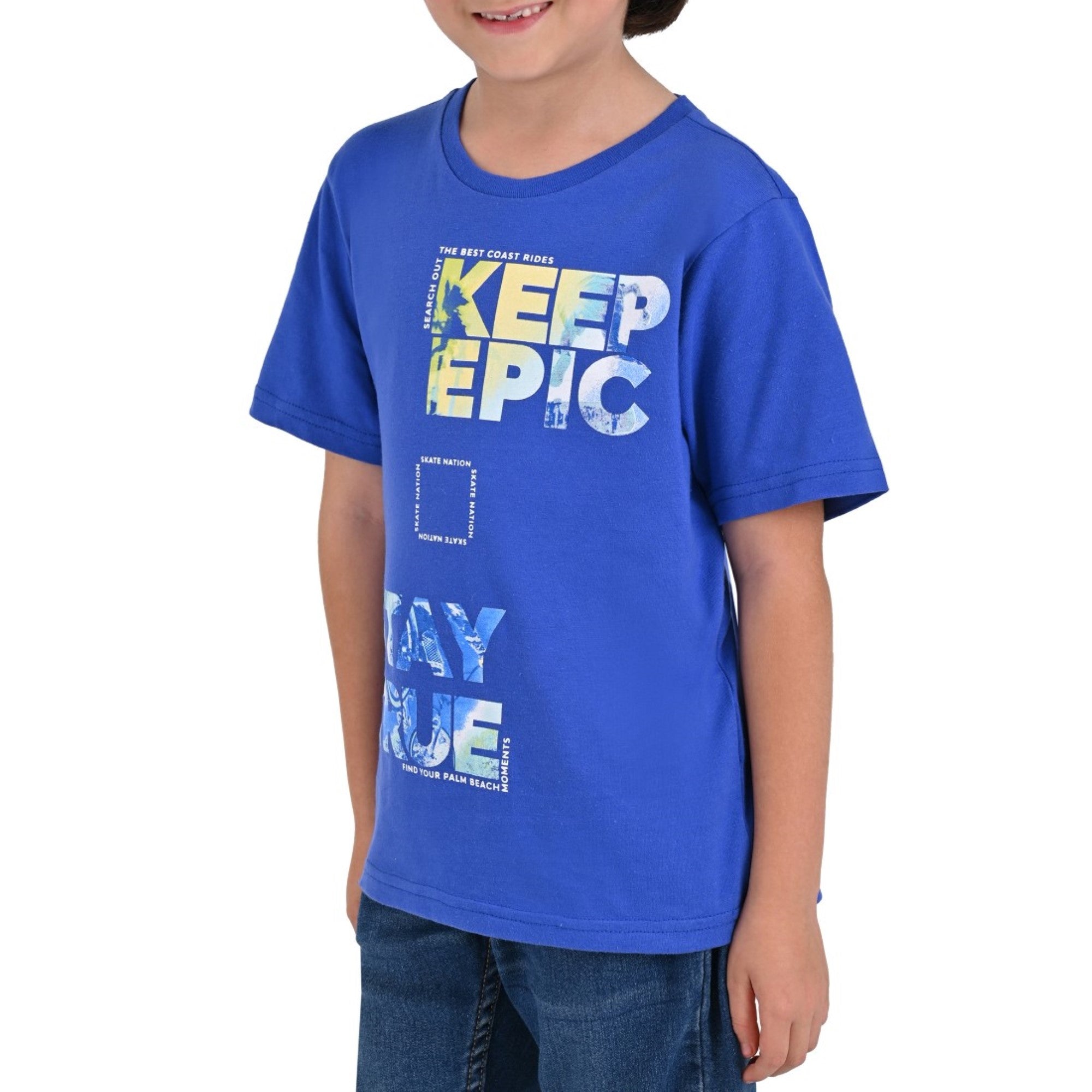 Playera Cuello Redondo Yale Boys Regular Fit 6961